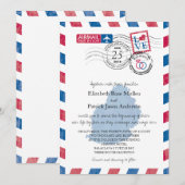 Mauritius Airmail Huwelijksuitnodiging Kaart (Voorkant / Achterkant)