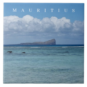 Mauritius Coin de Mire uitzicht keramische tegel Tegeltje