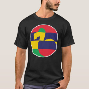 Mauritius Dodo Mauritiaanse Nationale Dierenvlag T-shirt