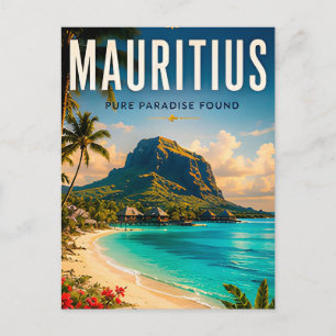 🌴 Mauritius Eiland Paradijs Kust 🌊 Briefkaart