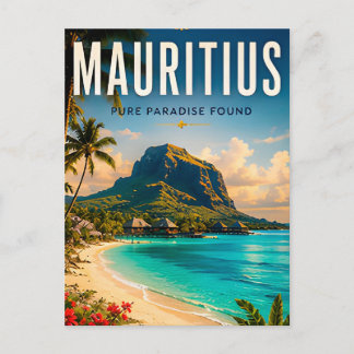 🌴 Mauritius Eiland Paradijs Kust 🌊 Briefkaart