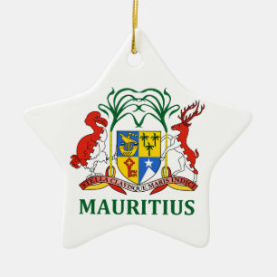 mauritius - embleem/vlag/wapen/symbool keramisch ornament