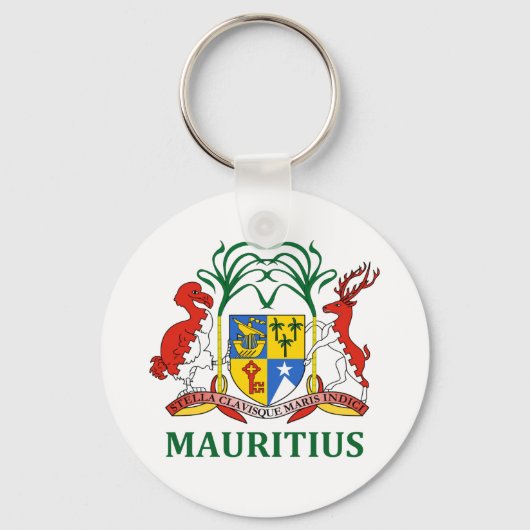 mauritius - embleem/vlag/wapen/symbool sleutelhanger (Voorkant)