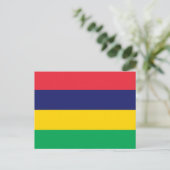 Mauritius Flag Briefkaart (Staand voorkant)