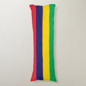 Mauritius Flag Lichaamskussen (Voorkant Verticaal)
