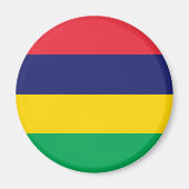 Mauritius Flag Magneet (Voorkant)