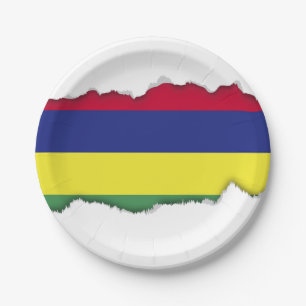 Mauritius Flag Papieren Bordje