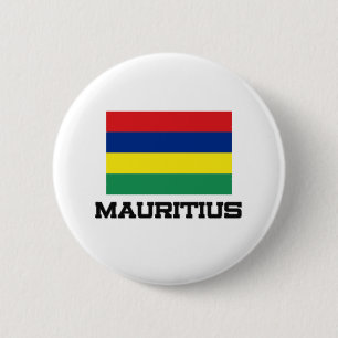Mauritius Flag Ronde Button 5,7 Cm