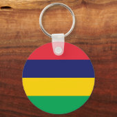 Mauritius Flag Sleutelhanger (Achterkant)