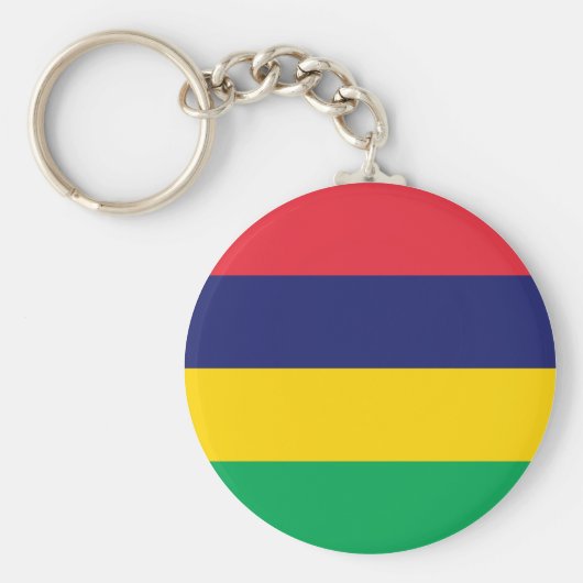 Mauritius Flag Sleutelhanger (Voorkant)