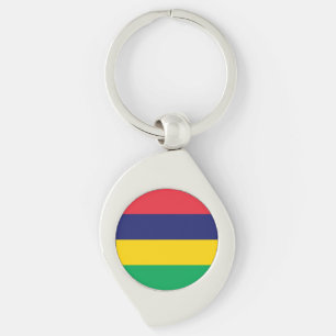 Mauritius Flag Sleutelhanger