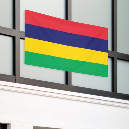 Mauritius Flag Spandoek (Buitenkant Gebouw)