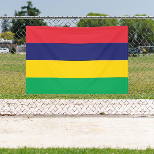 Mauritius Flag Spandoek (Insitu)