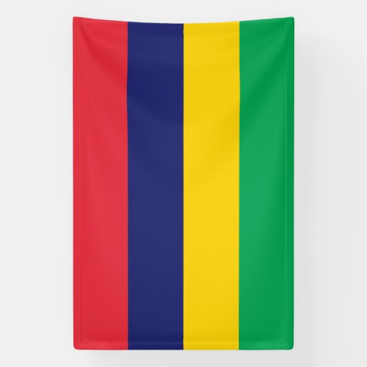 Mauritius Flag Spandoek (Verticaal)