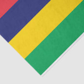 Mauritius Flag Tissuepapier (Detail)