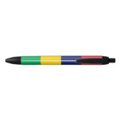Mauritius Flag Zwarte Inkt Pen (Achterkant)