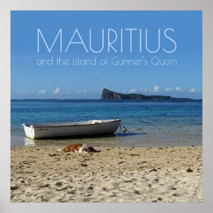 Mauritius & Gunner's Quoin Poster
