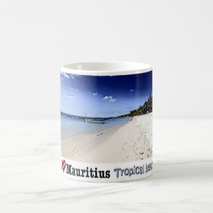 Mauritius - I Love - Tropisch strand - Koffiemok