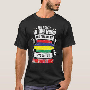 Mauritius in mijn hoofd t-shirt