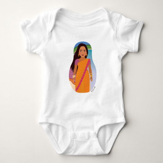 Mauritius, Indische Matryoshka Romper (Voorkant)