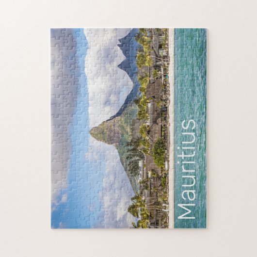 Mauritius Indische Oceaan Flic En flac Beach Souve Legpuzzel (Verticaal)