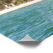 Mauritius Indische Oceaan Flic En flac Beach Souve Poster (Hoek)