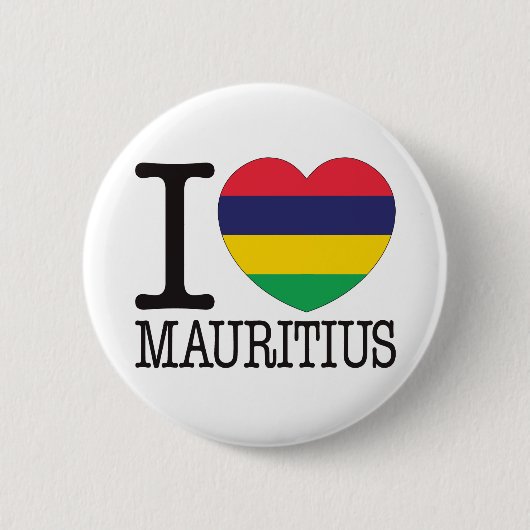 Mauritius Love v2 Ronde Button 5,7 Cm (Voorkant)