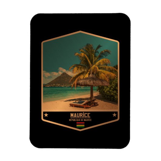 Mauritius Magneet (Verticaal)