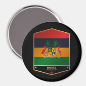 Mauritius Magneet (Voorkant / Achterkant)