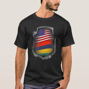 Mauritius Mauritius VS Flags Mauritius Amerikaans T-shirt