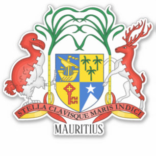 Mauritius - nationale wapenstilstand sticker
