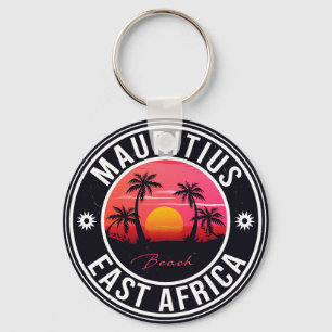 Mauritius Oost-Afrika Retro Sunset Souvenirs 60 Sleutelhanger