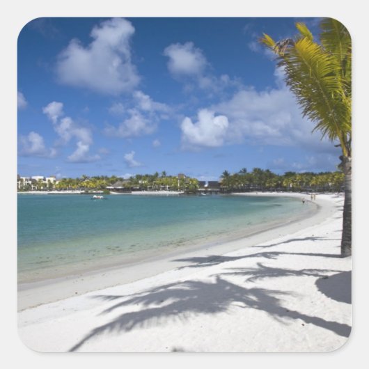 Mauritius, Oost-Mauritius, Trou d'Eau Douce, Vierkante Sticker (Voorkant)