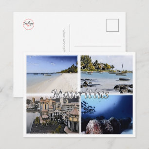 Mauritius - Pet Malheureux - Mosaic - Briefkaart
