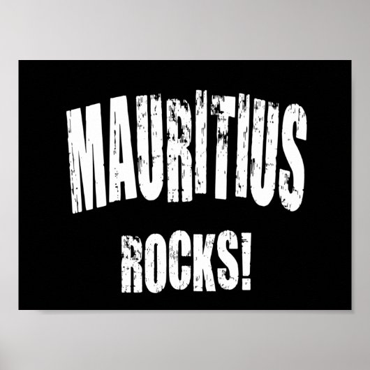 Mauritius Rocks. Poster (Voorkant)
