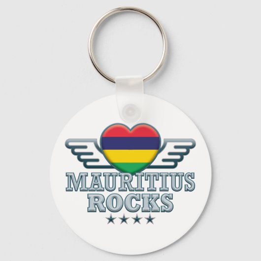 Mauritius Rocks v2 Sleutelhanger (Voorkant)