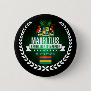 Mauritius Ronde Button 5,7 Cm