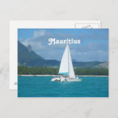 Mauritius Sailing Briefkaart (Voorkant / Achterkant)