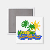 Mauritius State of Mind magneet (Voorkant / Achterkant)