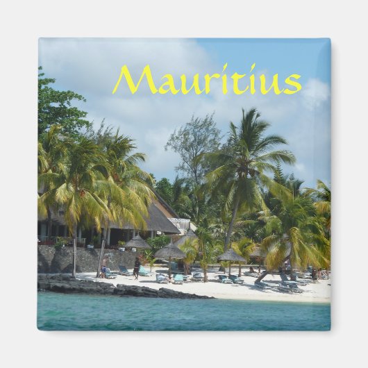 Mauritius , Strand Magneet (Voorkant)