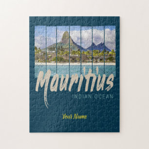 Mauritius  strand souvenir in de Indische Oceaan Legpuzzel