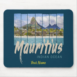 Mauritius  strand souvenir in de Indische Oceaan Muismat