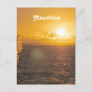 Mauritius Sunset Briefkaart