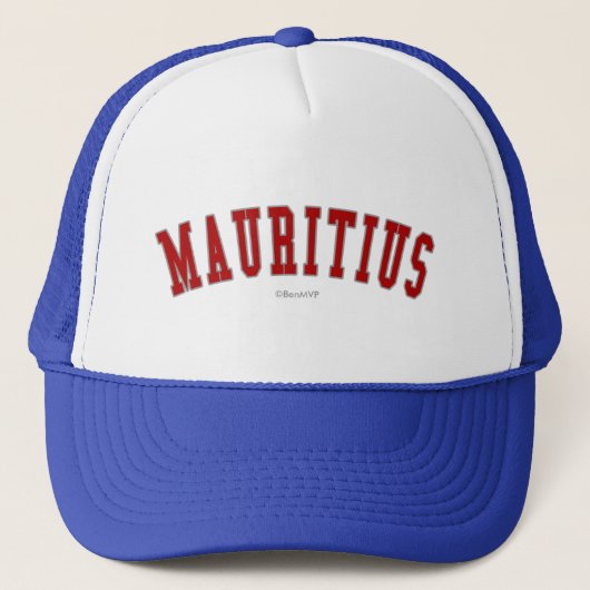 Mauritius Trucker Pet (Voorkant)