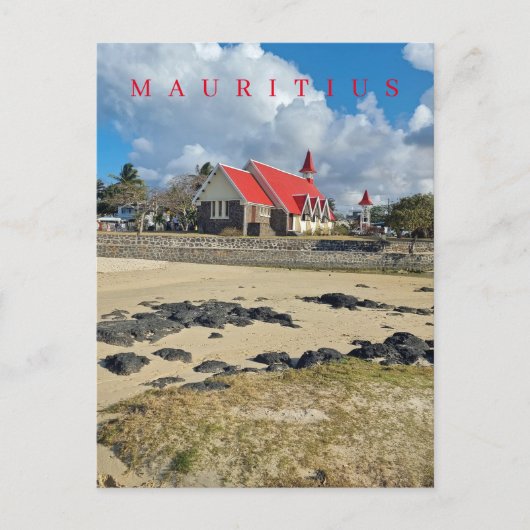 Mauritius uitzicht briefkaart (Voorkant)