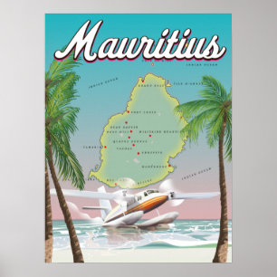 Mauritius vintage reisposter poster