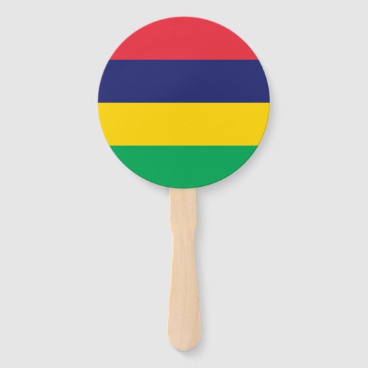 Mauritius-vlag Handwaaier (Voorkant)