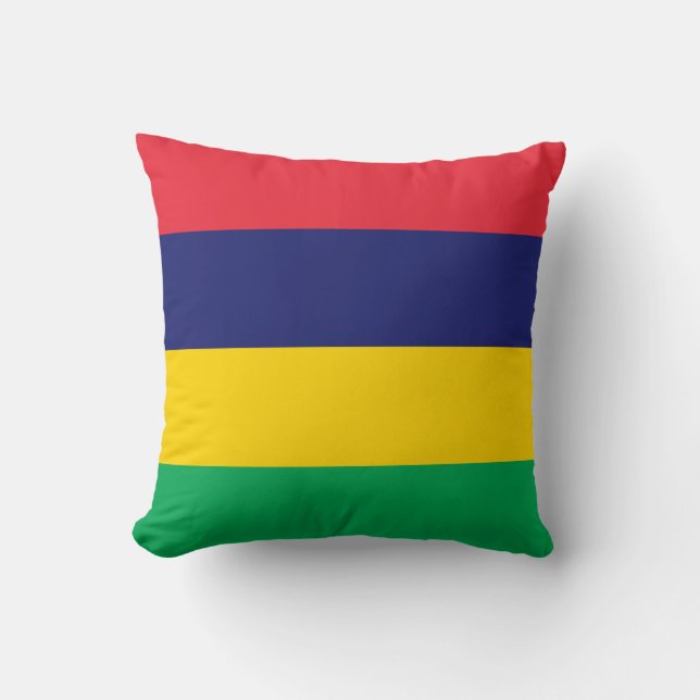 Mauritius Vlag Kussen (Voorkant)