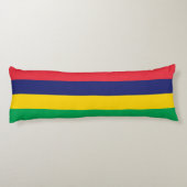 Mauritius-vlag Lichaamskussen (Achterkant)