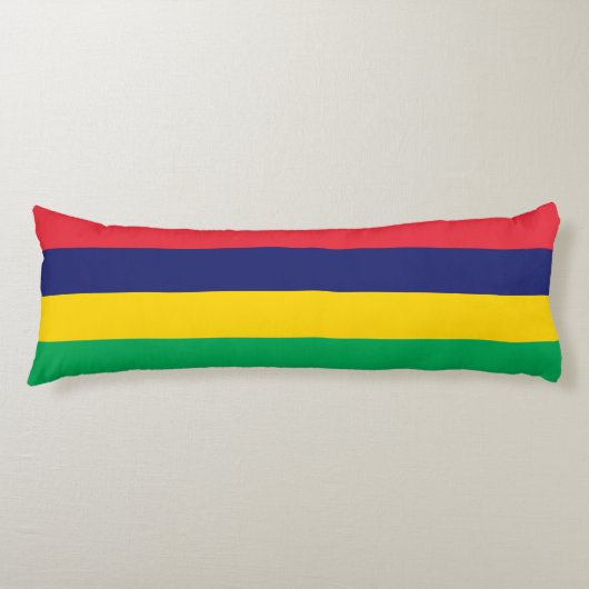 Mauritius-vlag Lichaamskussen (Voorkant)